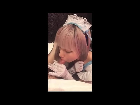 ❤️ Japonský idol [mayuka], kostým francúzskej slúžky, časť 1, fajčenie a honenie s pleťovým mliekom ❤❌ Kvalitný sex na nás